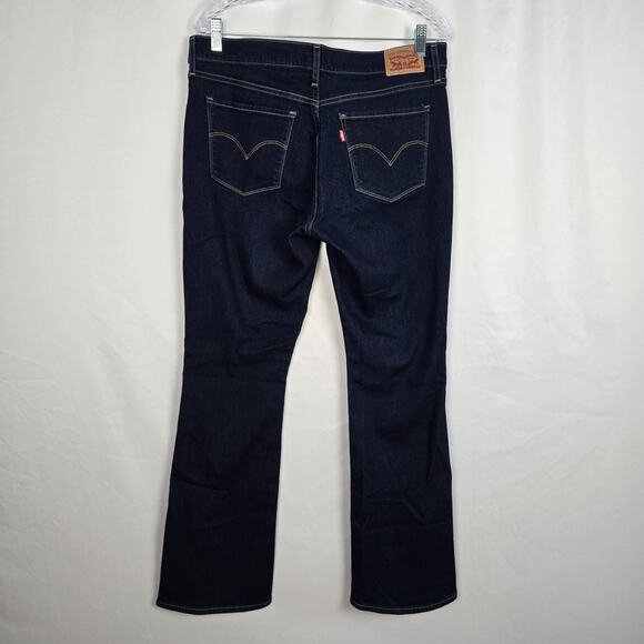 Levi's 315 Shaping Bootcut Jeans Women's 32 Blue Dark Wash EUC - Picture 2 of 16